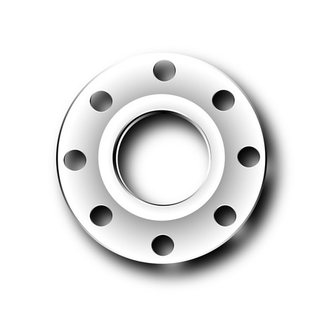 Meneteskarima EN1092-1 Typ 13 PN10/16 DIN2566 DN50 2" S235JRG2/RST37-2 schwarz