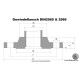 Meneteskarima EN1092-1 Typ 13 PN10/16 DIN2566 DN50 2" S235JRG2/RST37-2 schwarz