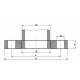 Lapos karima PN10 DN15 21,3 DIN2576 Rst37-2